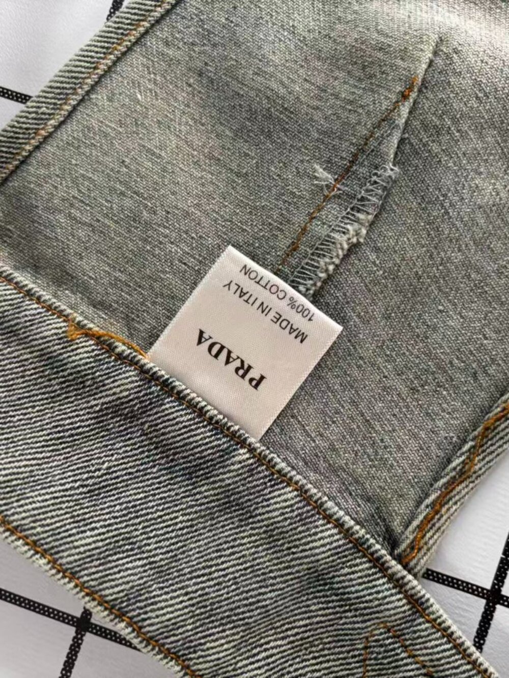 NWT Prada denim bralette crop top - stylish and versatile❤❤ - Picture 6 of 7